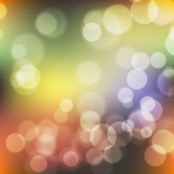 Bright background with bokeh effect Stock Illustration