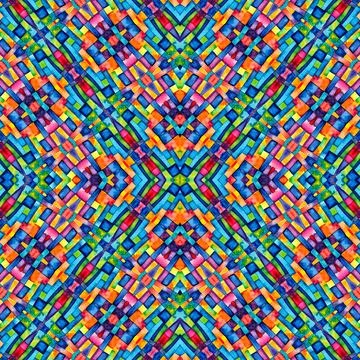 Bright background with colorful abstract pattern イラスト素材