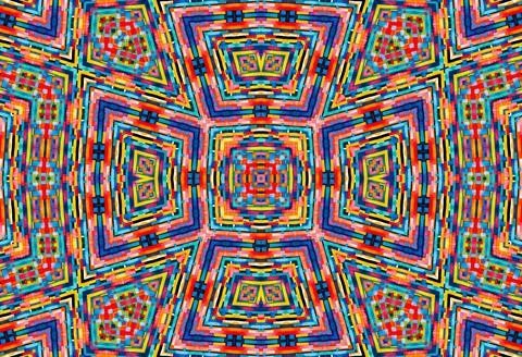 Bright background with colorful abstract pattern Illustrazione stock