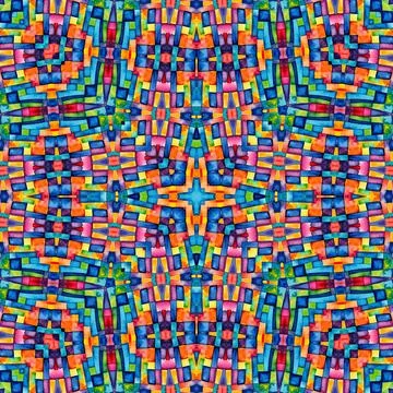 Bright background with colorful abstract pattern Stock Illustration