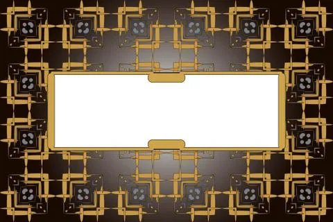 Bright background with dark brown gradient Stock Illustration