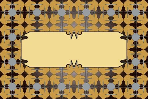 Bright background with dark brown gradient Stock Illustration