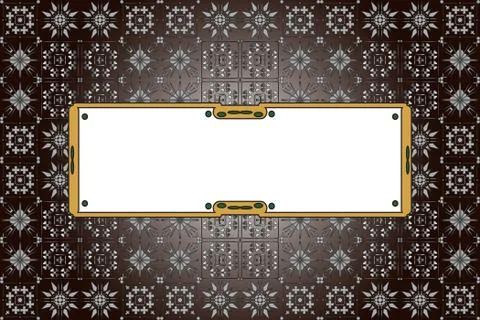 Bright background with dark brown gradient Stock Illustration