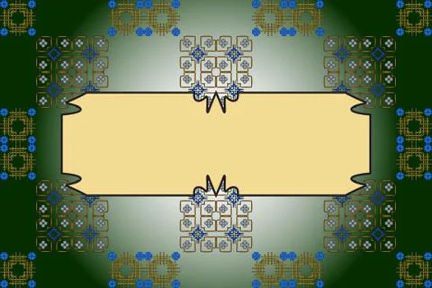 Bright background with dark green gradient Illustrazione stock