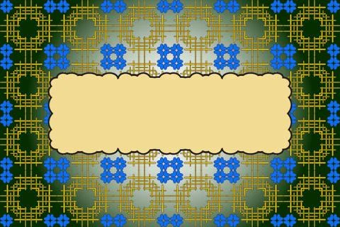 Bright background with dark green gradient Stock Illustration