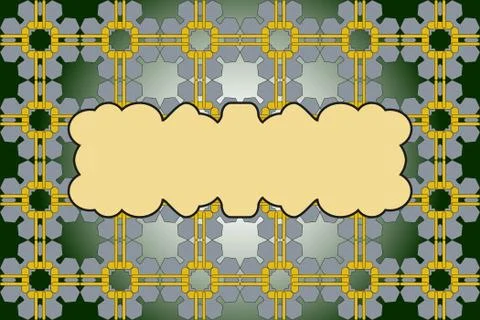 Bright background with dark green gradient Stock Illustration