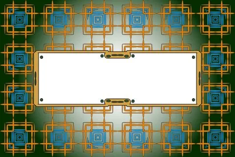 Bright background with dark green gradient Stock Illustration