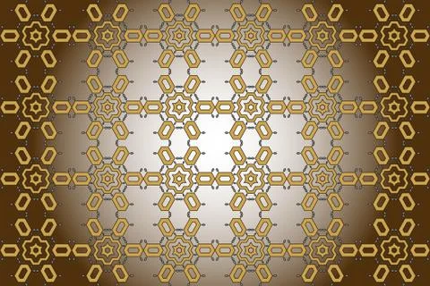 Bright background with dark yellow gradient. Stock Illustration