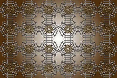 Bright background with dark yellow gradient. Illustrazione stock