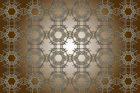 Bright background with dark yellow gradient. Stock Illustration