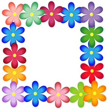 Bright background with flowers for a design Stock Illustration