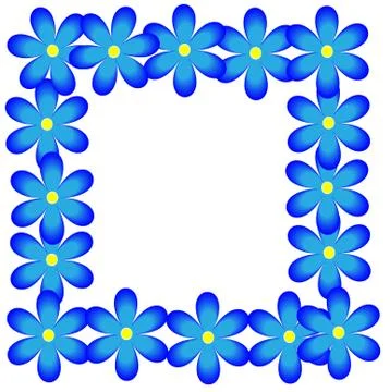 Bright background with flowers for a design Stock Illustration