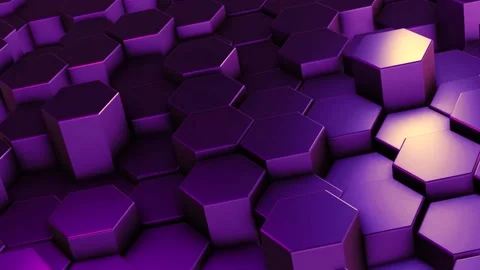 Bright background of hexagons. design 動画素材 138898105