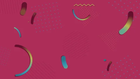 Bright background in a minimalistic style. Dynamic gradient shapes Stock Footage 241751686