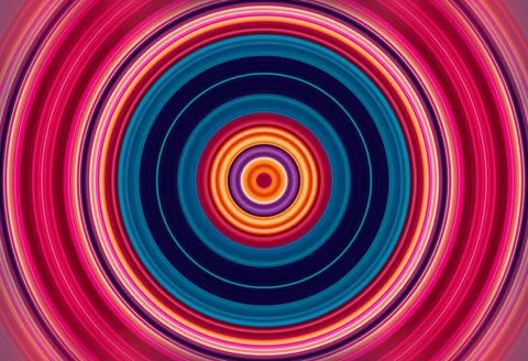 Bright background of multi-colored circles Stock Illustration