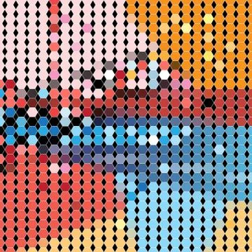 Bright background of the polygons Stock Illustration