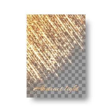 Bright background with shining light Stock Illustration