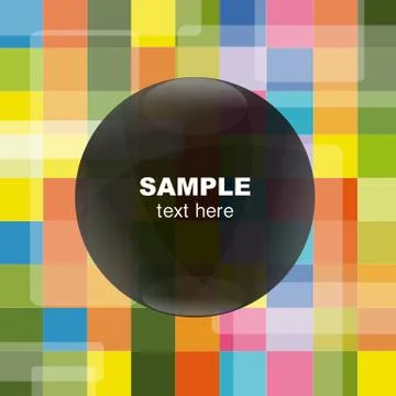 Bright background with speech bubble Stock Illustration