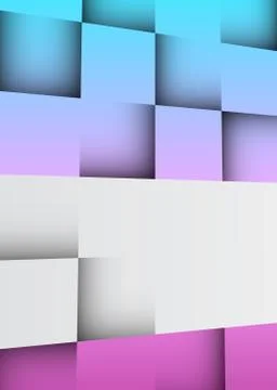 Bright background with squares Stock Illustration