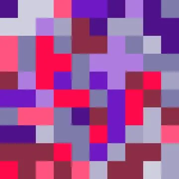 Bright background of squares. Pink and purple colors. Tetris figures. Colorful Stock Illustration