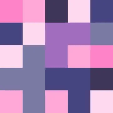 Bright background of squares. Tetris figures. Colorful festive background Stock Illustration