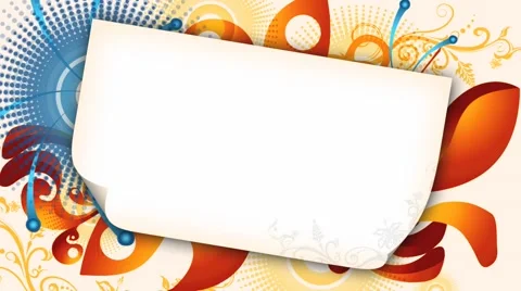 Bright background with a title framing, loop Stock Footage 41163090