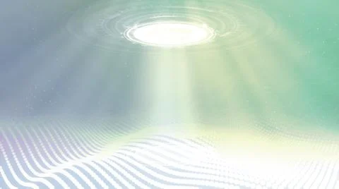 Bright background of two hud or ui circles, science teleport concept Stock Illustration