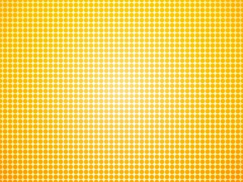 Bright background of the yellow dots Stock Illustration