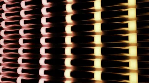 Bright background.Design.Red and orange lights in computer graphics that slowly Stock Illustration