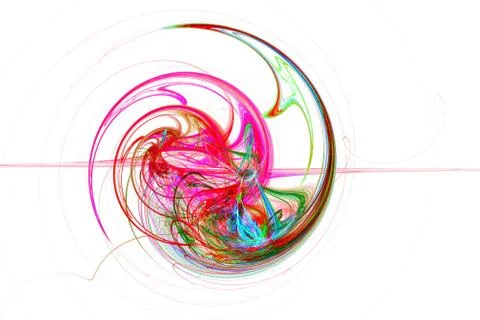 Bright ball of yarn. Stock Illustration