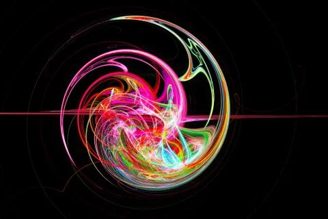 Bright ball of yarn. Stock Illustration