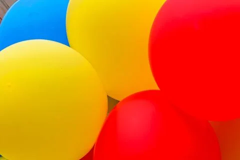 Bright balloons Stock Photos