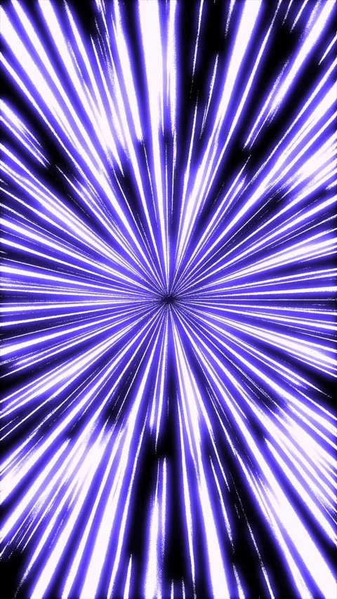 Bright beams of light move outwards from the center Stock Footage 321615836