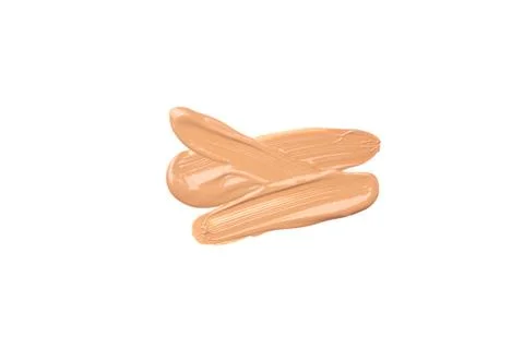 Bright beige smear of foundation. Stock Photos