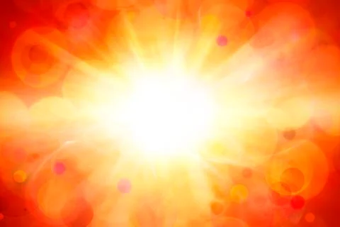 Bright blast of light background Illustrazione stock