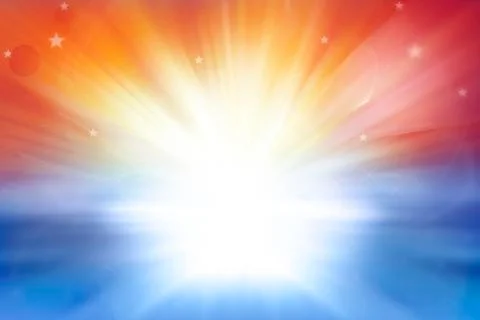 Bright blast of light background 스톡 일러스트