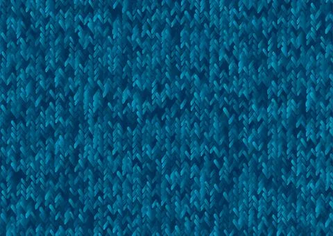 Bright blue abstract knitted texture background Stock Illustration