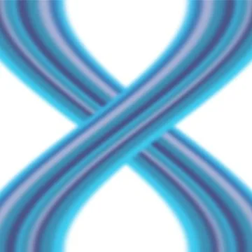 Bright blue and diffuse wavy Stock Photos