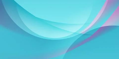 Bright blue and violet glossy waves abstract artistic background Stockillustratie