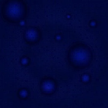 Bright blue background of a circular mosaic Stock Illustration
