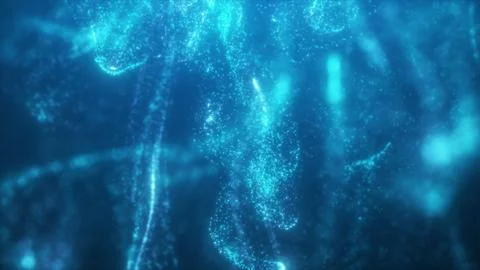 Bright Blue Background Stock Illustration