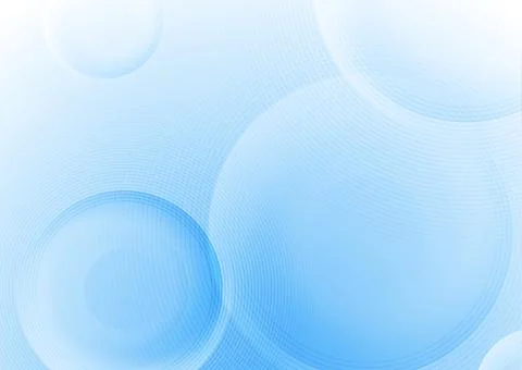 Bright blue circular lines abstract geometric tech background 스톡 일러스트