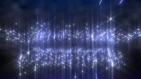 Bright Blue Comets Stars Array Space Moving Background 스톡 동영상 277334553