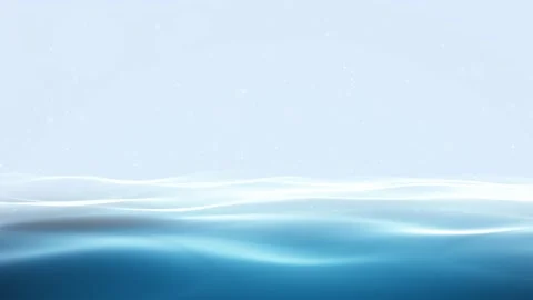 Bright blue digital wavy landscape with sky Stock Footage 146923979