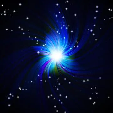 Bright blue flash Stock Photos