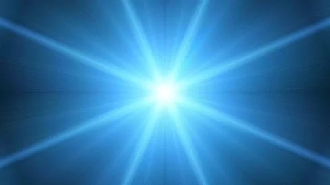 Bright blue flashes in symmetric pattern VJ animation. Kaleidoscopic background Stock Footage 156601705