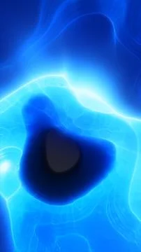 Bright blue fluid energy texture with soft glowing plasma forms, creating a.. Stock Illustration