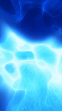 Bright blue fluid energy texture with soft glowing plasma forms, creating a.. Stock Illustration