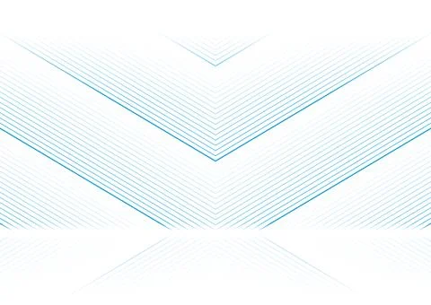 Bright blue geometric linear arrows abstract futuristic tech background Stock Illustration