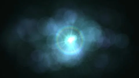 Bright blue glow pulses at image center Stock Illustration